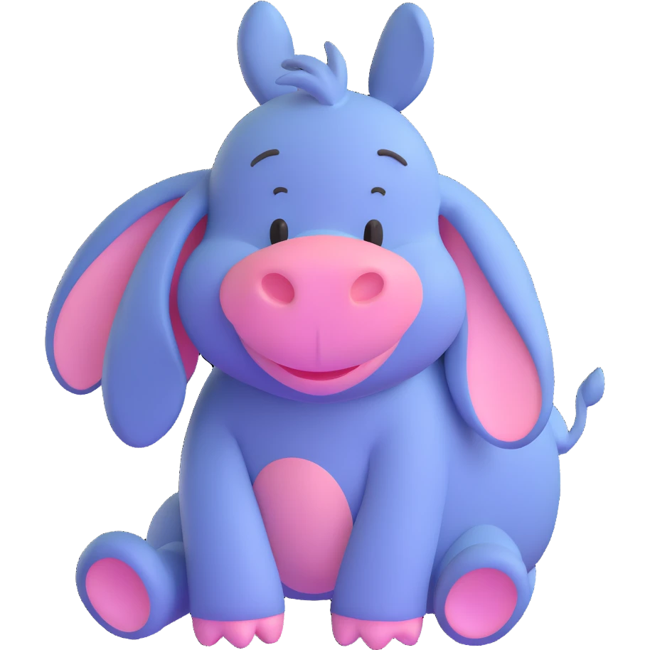 Eeyore from Winnie the Pooh emoji