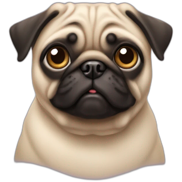 Pug dog emoji