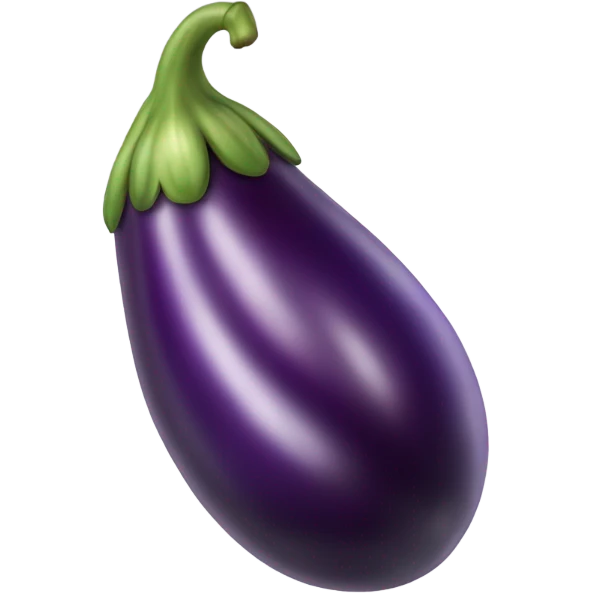 Rainbow eggplant emoji