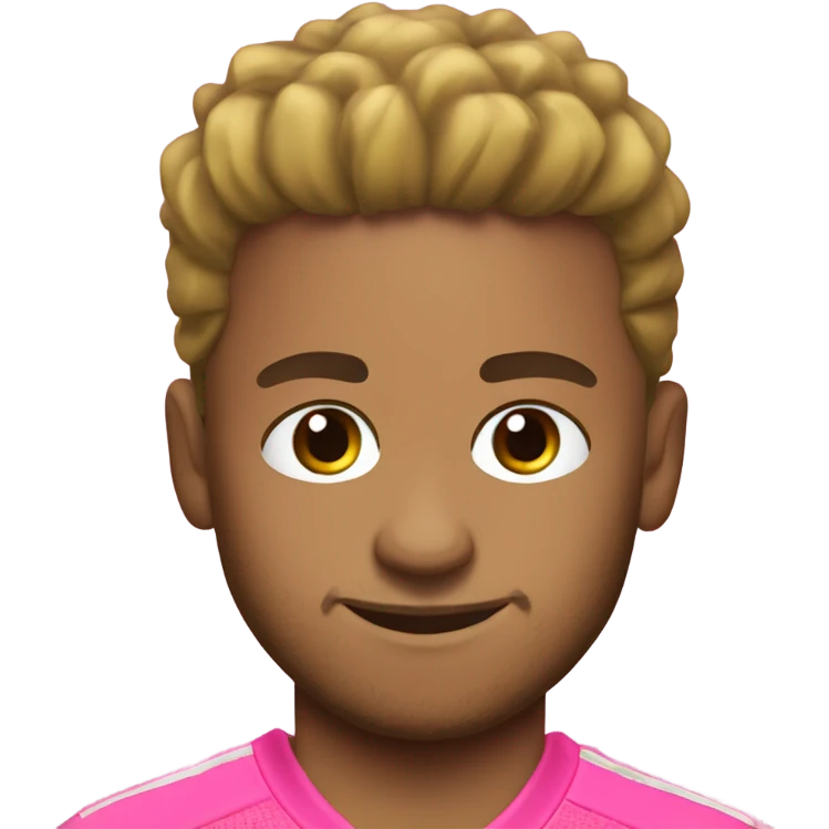 pink sweater on Neymar emoji