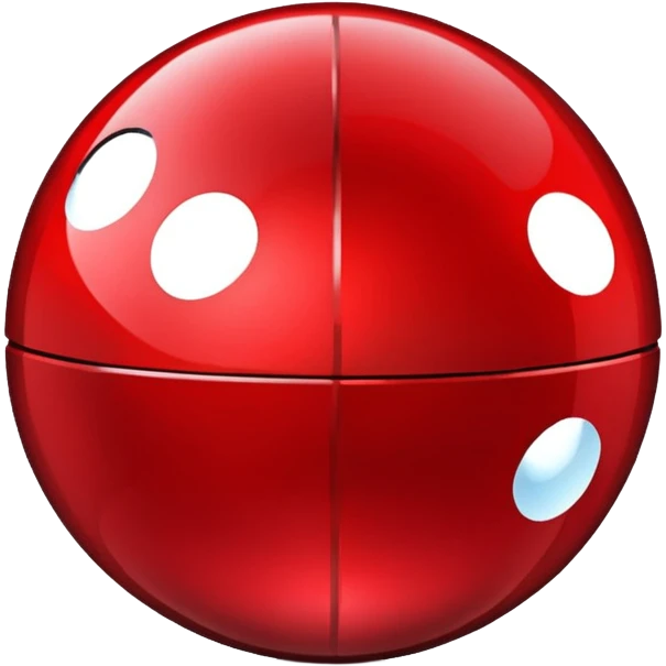 red disco ball emoji