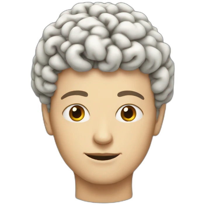 wrinke-free-brain emoji