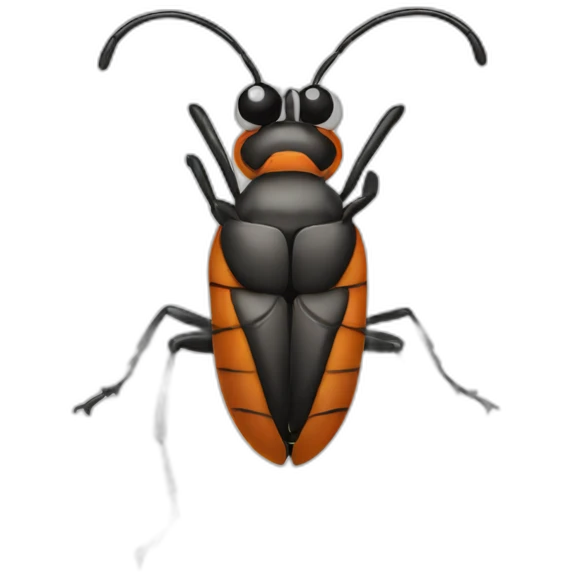 goofy looking bug] emoji