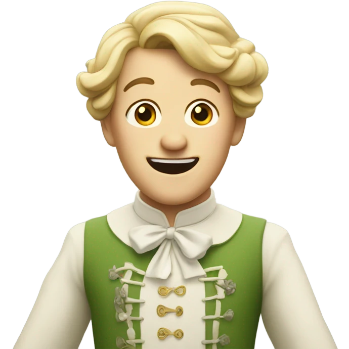 Animated emote expresses that the sound of music is high emoji