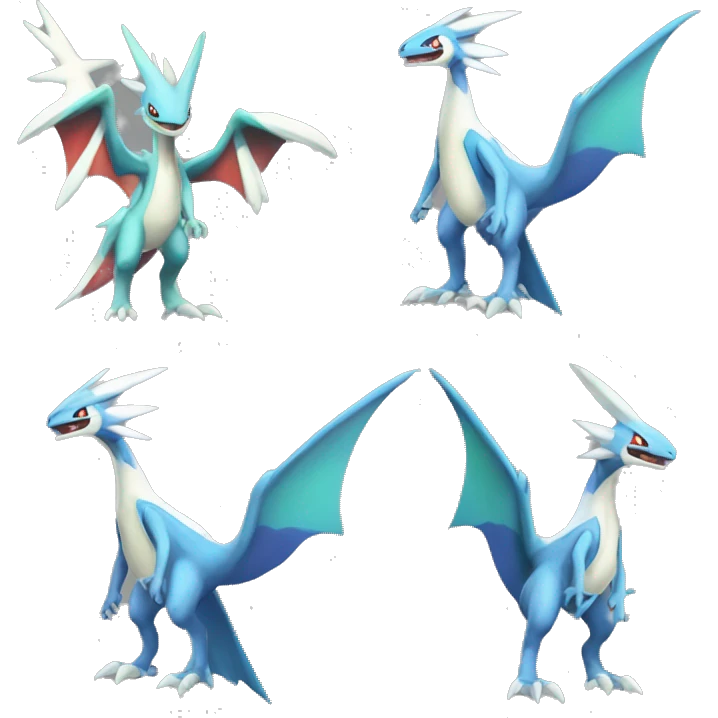  Latios-Silvally-Flygon-Fakémon Full Body emoji