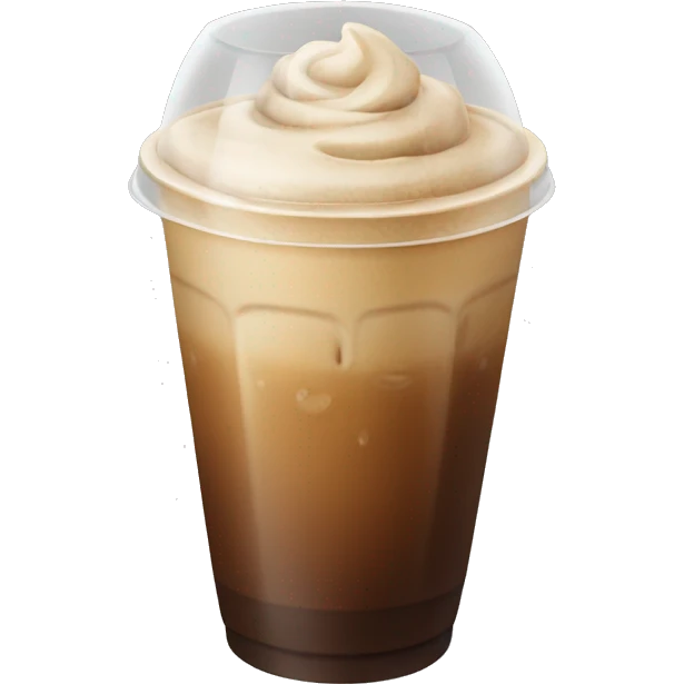 Ice coffee emoji