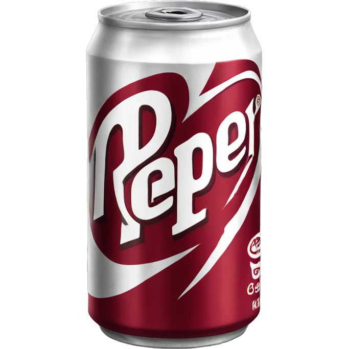 Dr Pepper soda can emoji