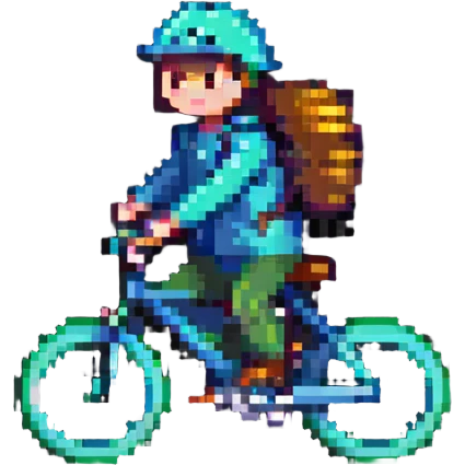 person riding a bike emoji