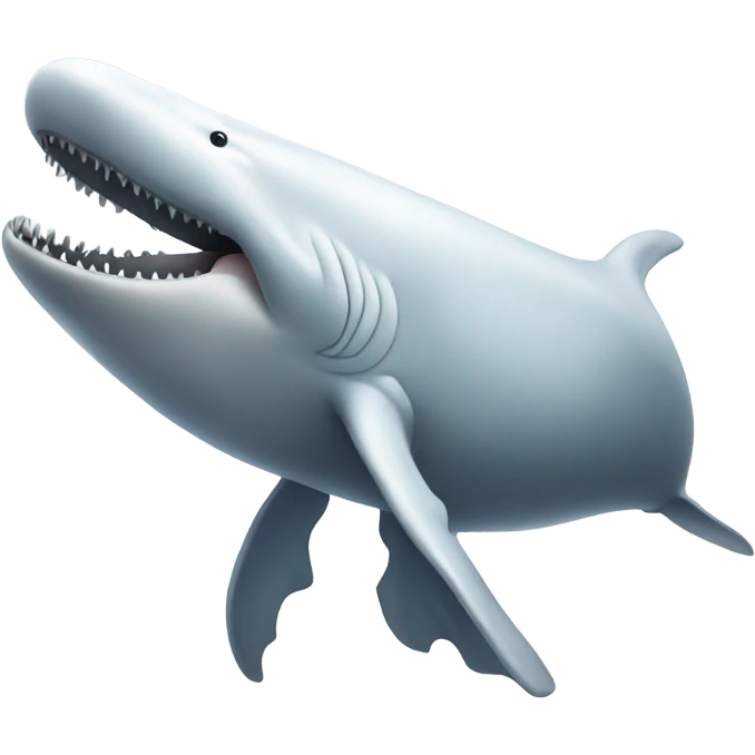 white whale , underside emoji