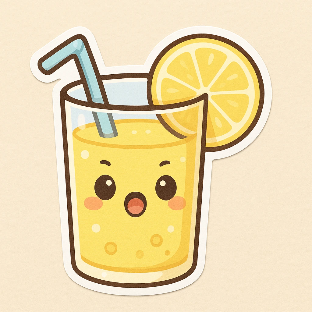 acidulous drink emoji