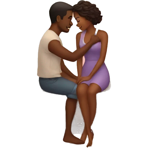 Couple romantic scene  emoji