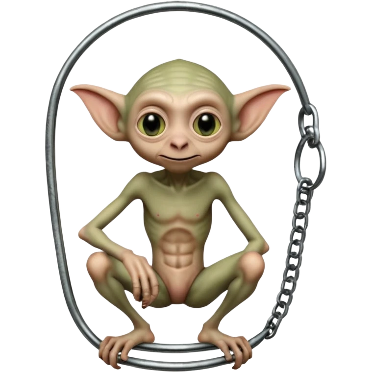 Dobby in chastity cage emoji