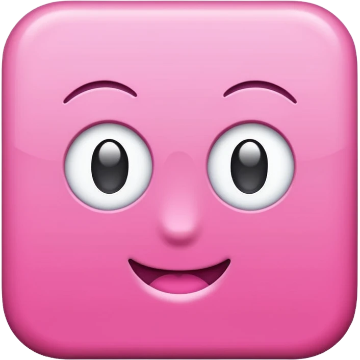 pink simple plan square emoji