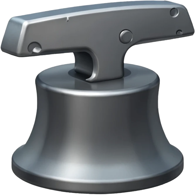 create realistic anvil emoji
