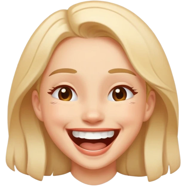 girl laugh so hard emoji