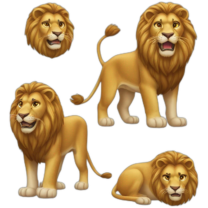 lion grr emoji