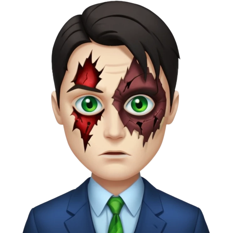 dc two face emoji