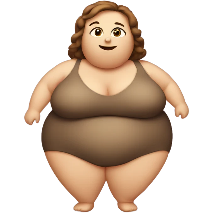 Big belly woman emoji
