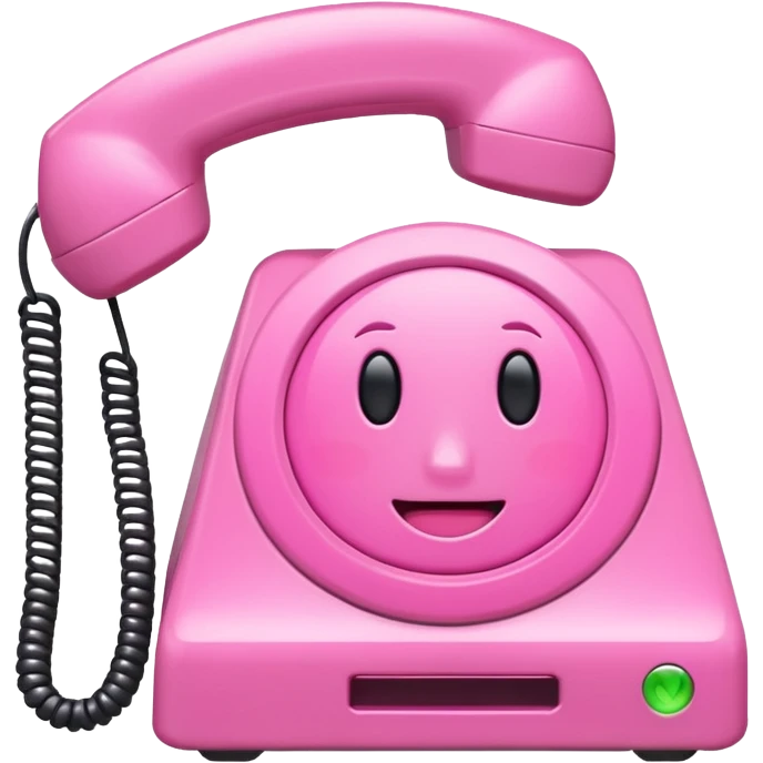 pink caller id emoji