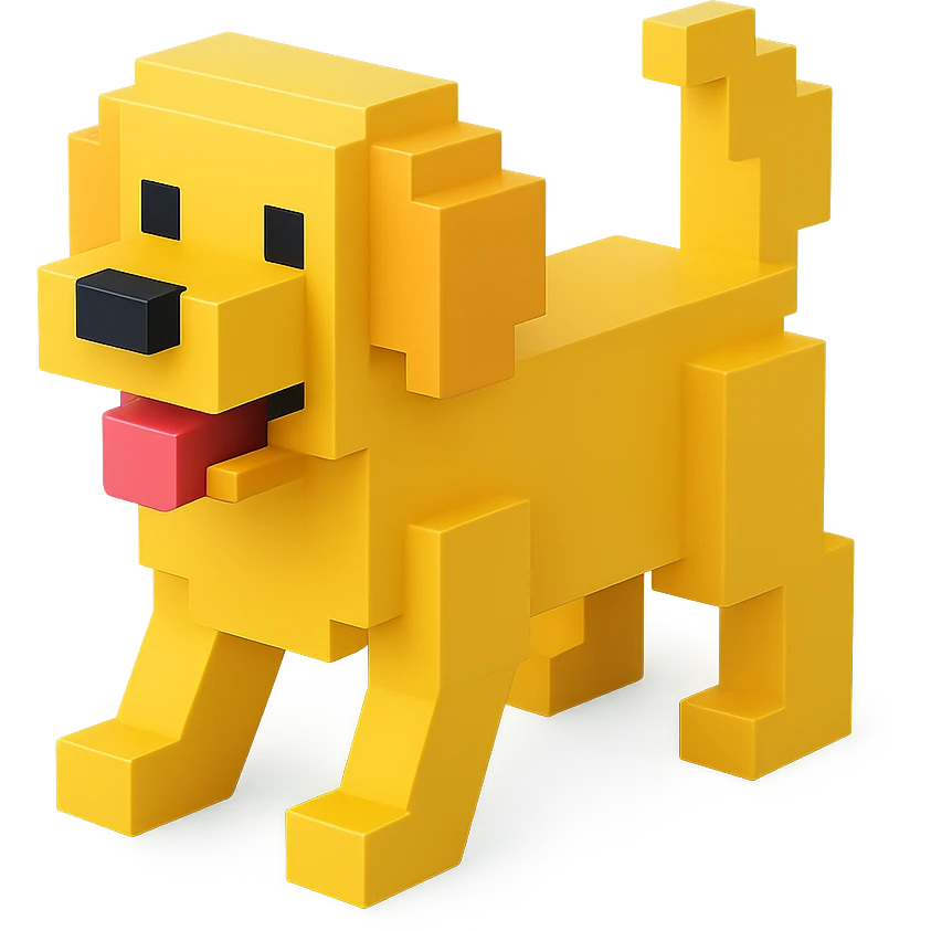 Golden retriever emoji