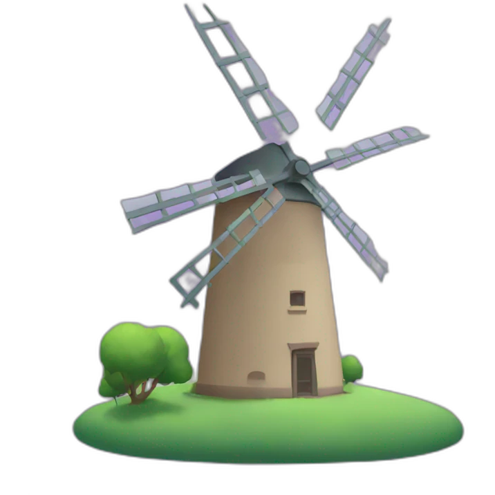 windmill purple emoji
