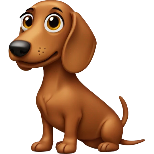 Wiener dog emoji