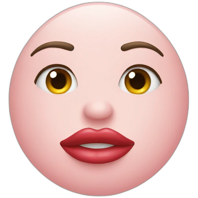 Limb and lips emoji