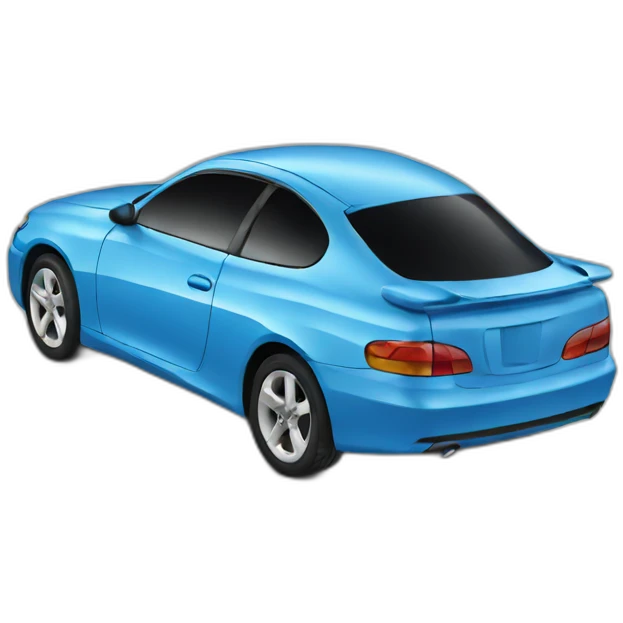 Car blue emoji