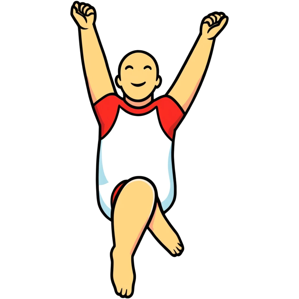 Legs up emoji