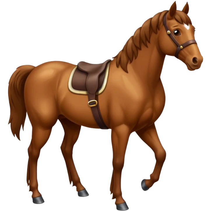 High resolution of A horse emoji