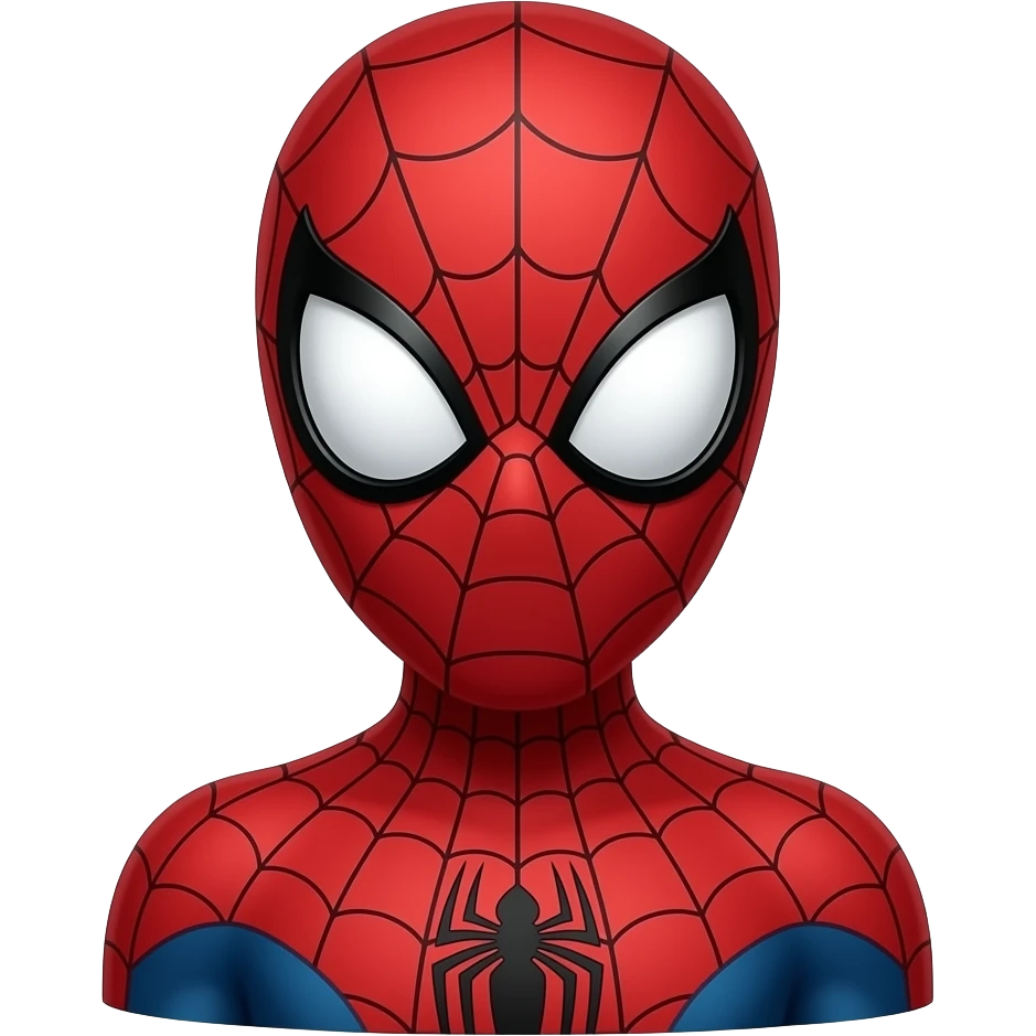 Spiderman red emoji