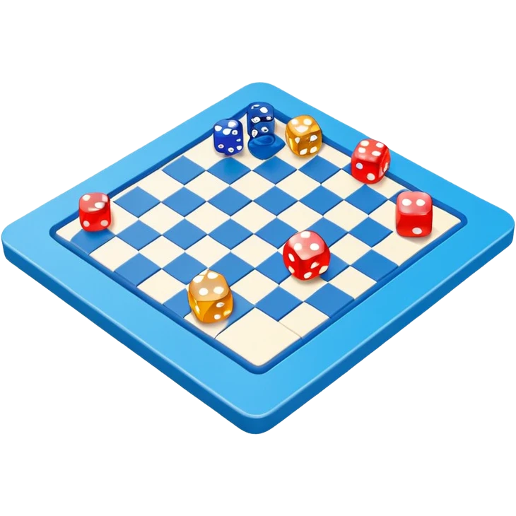 Blue board game emoji