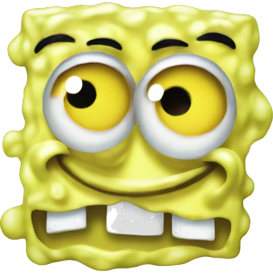 Spongebob smirky face emoji