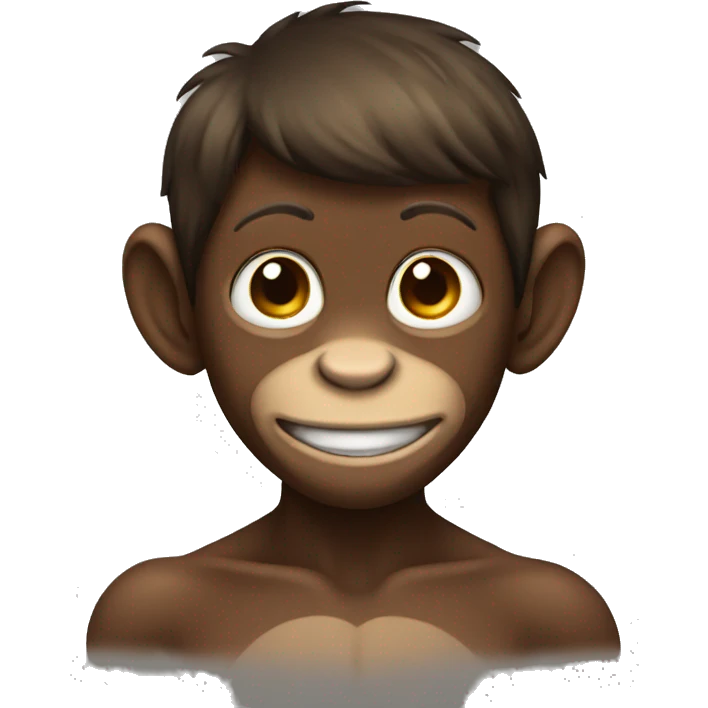 Gay little monkey emoji