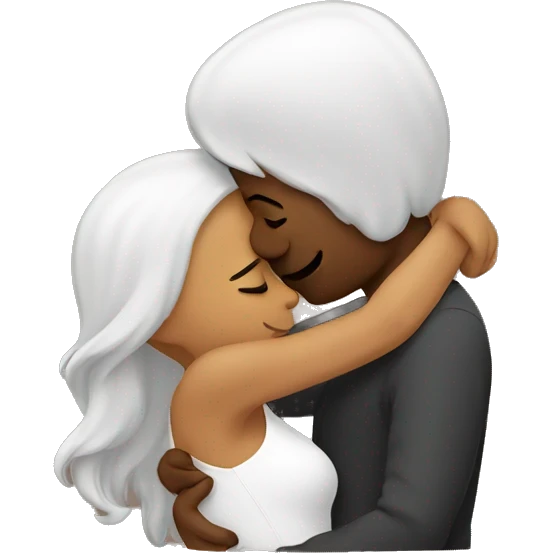 hug and kiss emoji