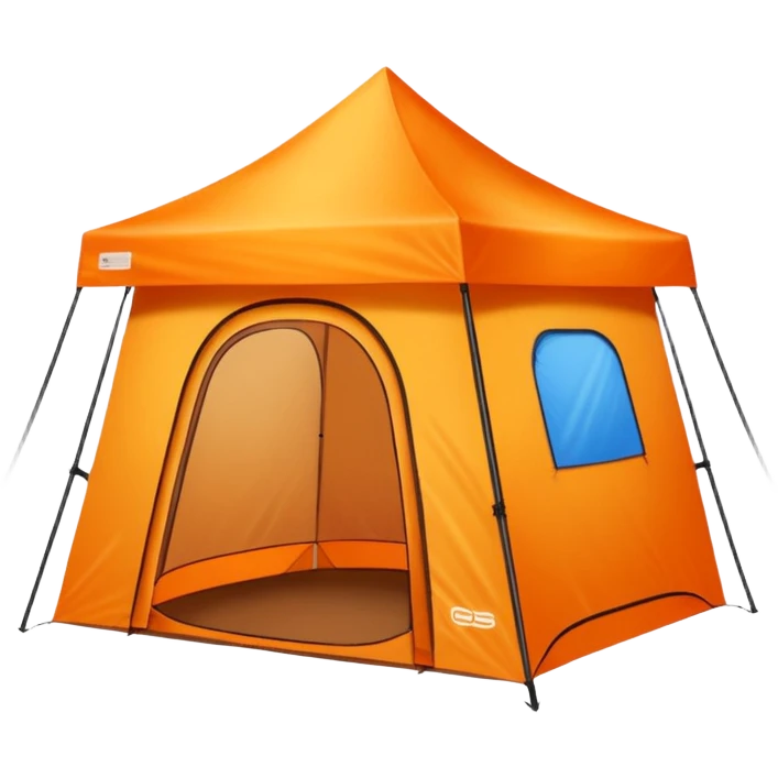 spray tan tent emoji
