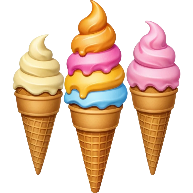 ice cream cones emoji