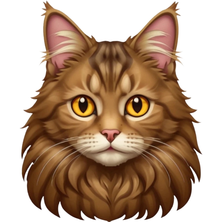 Mainecoon cat emoji