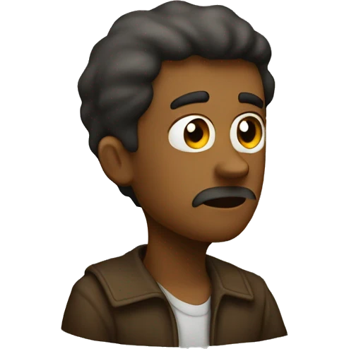 Be lost in thought. emoji