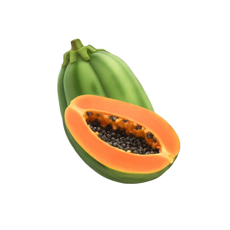Papaya emoji