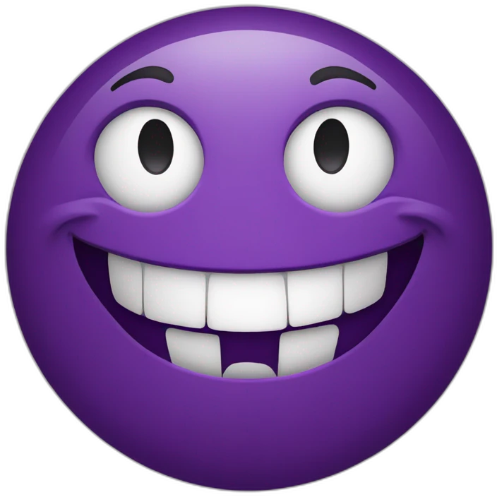 grimace fake smile emoji