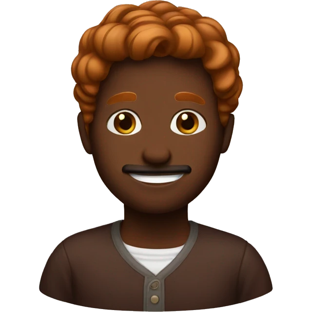 Mahogany color emoji