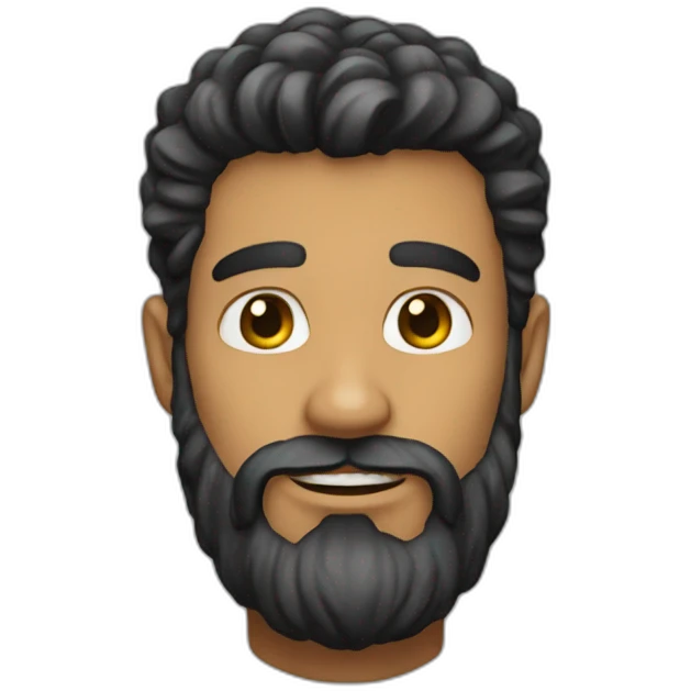 Add a small beard to this emoji
