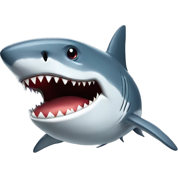 Shark with tophat  emoji
