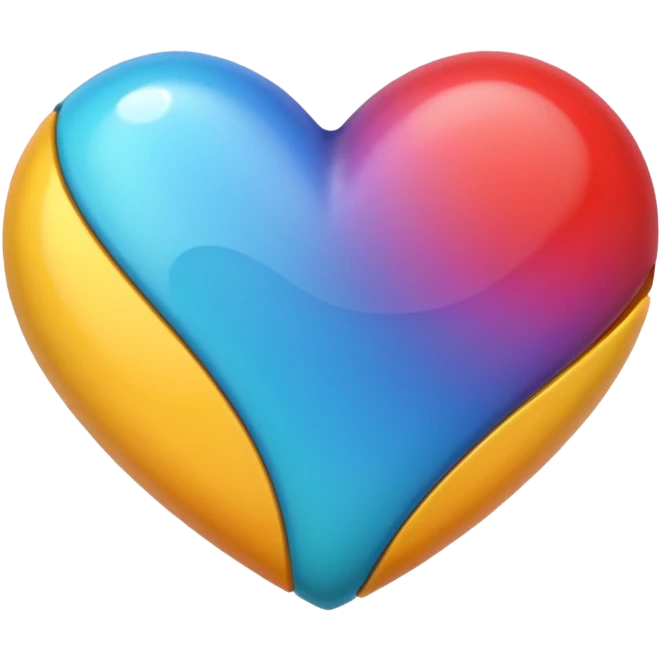 Heart multicolore  emoji