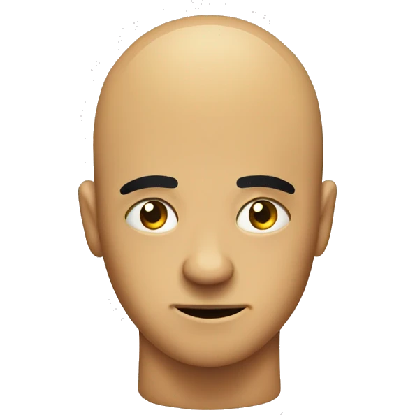 stressed out, buzzed head. Heavy stress. Mind Blown from stress emoji