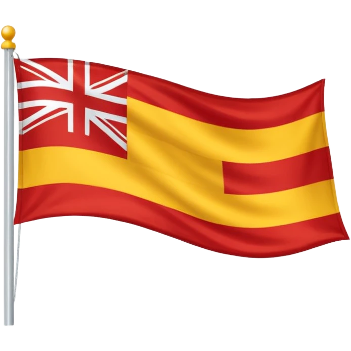 Uma bandeira da região da Catalunha emoji