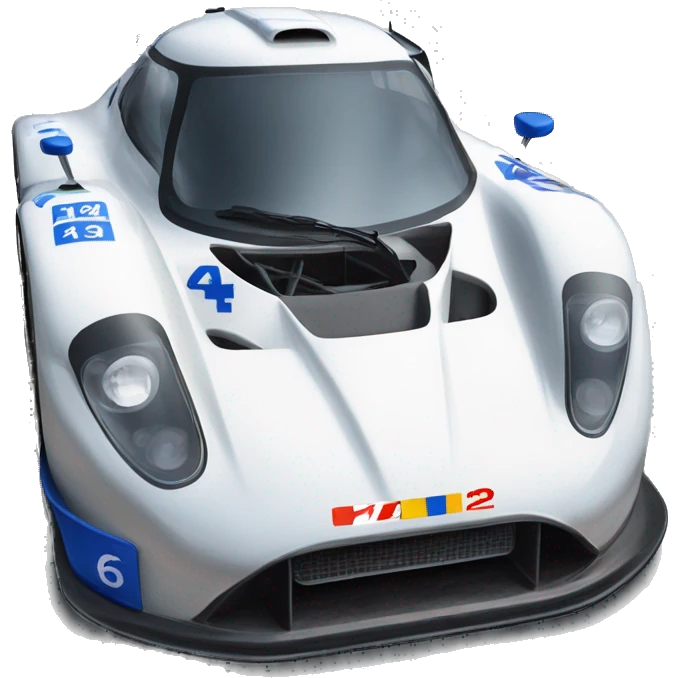 Alpine a424 endurance Race car emoji