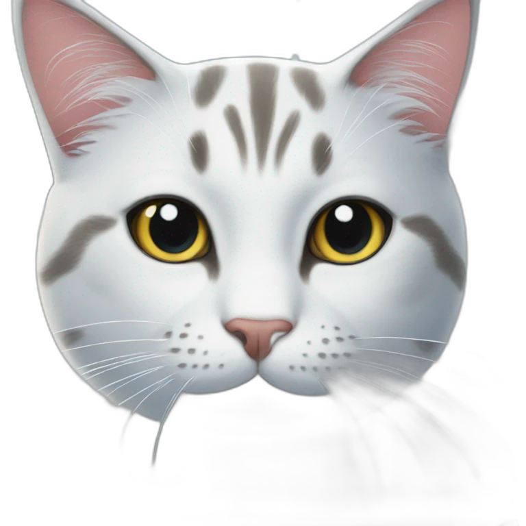 Cat in the snow emoji