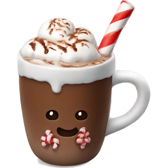 Christmas hot chocolate  emoji
